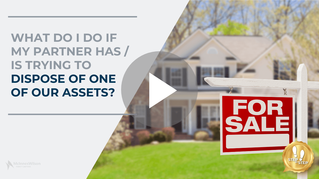 What do I do if my partner has or is trying to dispose of one of our assets?